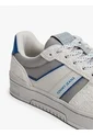 Tenis Gris De Ante Con Mezcla De Texturas Tommy Hilfiger de Tommy Hilfiger