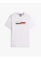 Camiseta Blanca Con Logo Colorblock Estampado En El Pecho Tommy Hilfiger de Tommy Hilfiger