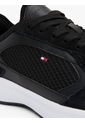 Tenis Negro Texturizadas Estilo Running Tommy Hilfiger de Tommy Hilfiger