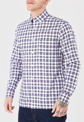 Camisa Blanco-Azul-Rojo Tommy Hilfiger