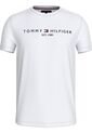 Camiseta Blanca Con Logo Bordado En El Pecho Tommy Hilfiger de Tommy Hilfiger
