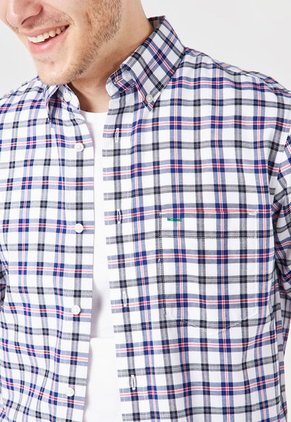 Camisa Blanco-Azul-Rojo Tommy Hilfiger