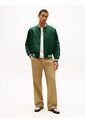 Chaqueta Verde Varsity De Nailon Tommy Hilfiger de Tommy Hilfiger