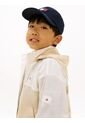 Chaqueta Beige De Cuello Alto Con Logo Tommy Hilfiger de Tommy Hilfiger