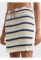 Falda De Croché Con Diseño De Rayas Mujer  Tommy Jeans de Tommy Hilfiger
