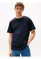 Camiseta Azul Ribeteada De Cuello Redondo Tommy Hilfiger de Tommy Hilfiger
