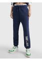 Joggers De Corte Amplio Con Parche Mujer Azul Tommy Jeans de Tommy Hilfiger