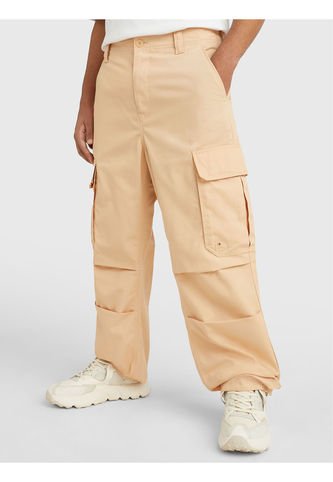 Pantalón Cargo Holgado Aiden Hombre Beige Tommy Jeans Tommy Hilfiger