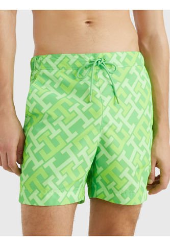 Pantaloneta De Baño Con Monogramas Th Tommy Hilfiger