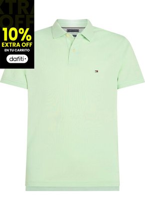 Polo Verde De Corte Slim 1985 Tommy Hilfiger