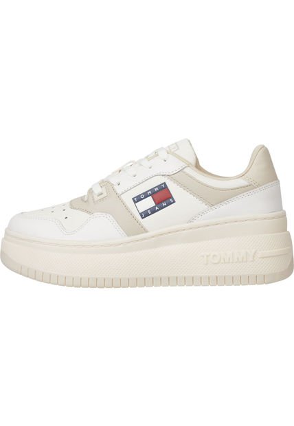 Tenis Para Mujer Beige Tommy Hilfiger