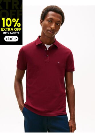 Polo Rojo De Corte Slim 1985 Tommy Hilfiger Tommy Hilfiger