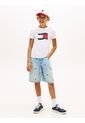Camiseta Blanca Con Logo Estampado En El Pecho Tommy Hilfiger de Tommy Hilfiger