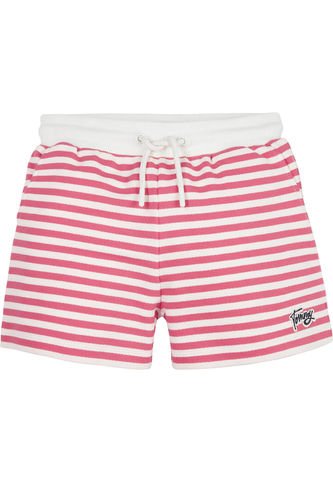 Pantalón Corto De Deporte Con Rayas Marineras Niña Rosa Tommy Hilfiger Tommy Hilfiger