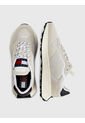 Tenis De Running Color Block Dentadas Hombre Beige Tommy Hilfiger de Tommy Hilfiger