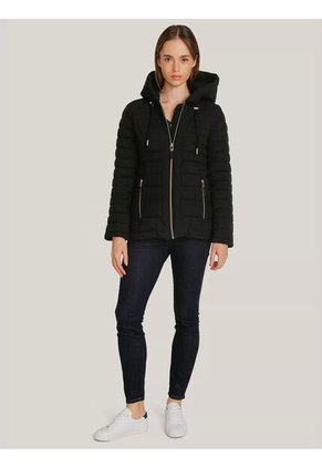 Chaqueta Negra Ligera Acolchada Tommy Hilfiger