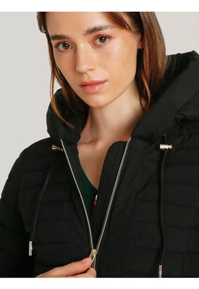Chaqueta Negra Ligera Acolchada Tommy Hilfiger