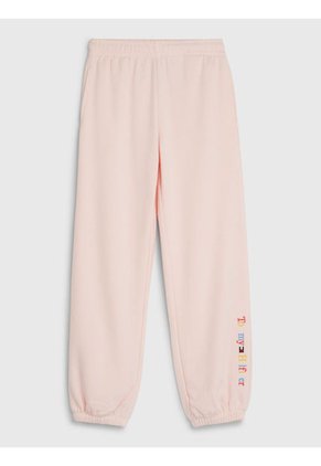 Joggers Rosado Multilogo Para Niña Tommy Hilfiger
