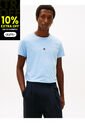 Camiseta Celeste Con Logo Bordado Tommy Hilfiger de Tommy Hilfiger