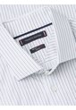 Camisa Blanca Con Diseño De Rayas Bicolor Tommy Hilfiger de Tommy Hilfiger
