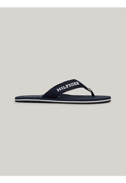Sandalias Azul De Tiras Trenzadas Con Logo Tommy Hilfiger