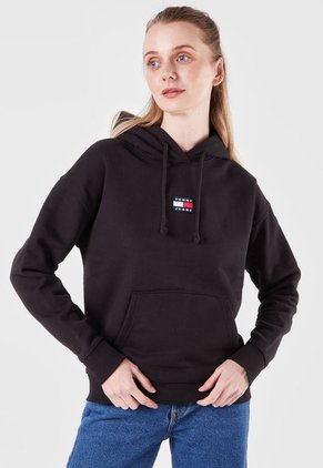 Hoodie Negro Tommy Hilfiger