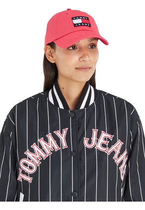 Gorra Heritage De Algodón Orgánico Mujer Rosa Tommy Hilfiger