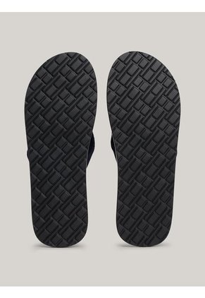 Sandalias Azul De Tiras Trenzadas Con Logo Tommy Hilfiger