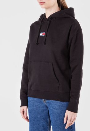 Hoodie Negro Tommy Hilfiger