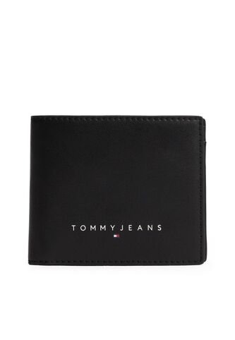 Billetera Negra Plegable Con Bolsillo Monedero Tommy Hilfiger Tommy Hilfiger