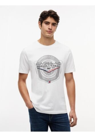 Camiseta Blanca TH X Cadillac Formula 1® Team Tommy Hilfiger Tommy Hilfiger