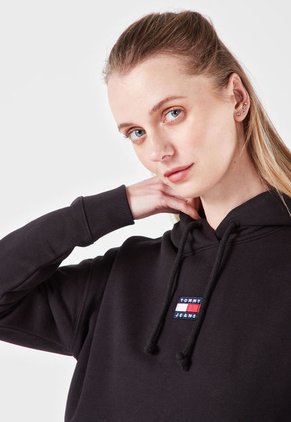 Hoodie Negro Tommy Hilfiger