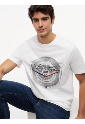 Camiseta Blanca TH X Cadillac Formula 1® Team Tommy Hilfiger