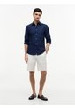 Camisa Azul Oscuro Flex Poplin De Corte Slim Tommy Hilfiger de Tommy Hilfiger