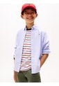 Camisa Celeste Essential De Algodón Oxford Tommy Hilfiger de Tommy Hilfiger