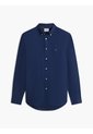 Camisa Azul Oscuro Flex Poplin De Corte Slim Tommy Hilfiger de Tommy Hilfiger