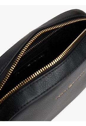 Bolso Negro Cruzado Con Logo Tommy Hilfiger