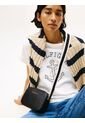 Bolso Negro Cruzado Con Logo Tommy Hilfiger de Tommy Hilfiger