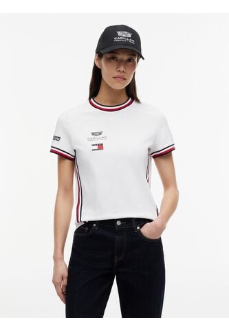 Camiseta Blanca Corta TH X Cadillac Formula 1® Team Tommy Hilfiger Tommy Hilfiger