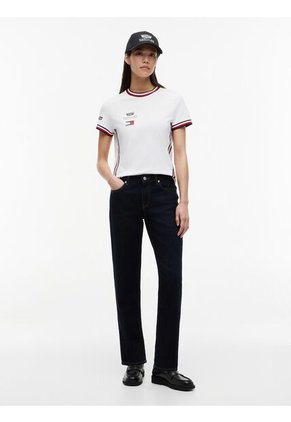 Camiseta Blanca Corta TH X Cadillac Formula 1® Team Tommy Hilfiger