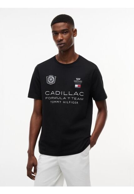 Camiseta Negra TH X Cadillac Formula 1® Team Tommy Hilfiger