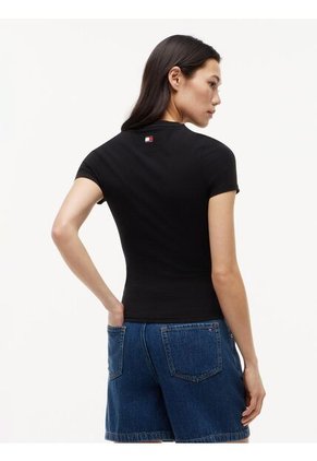 Camiseta Negra Entallada TH X Cadillac Formula 1® Team Tommy Hilfiger