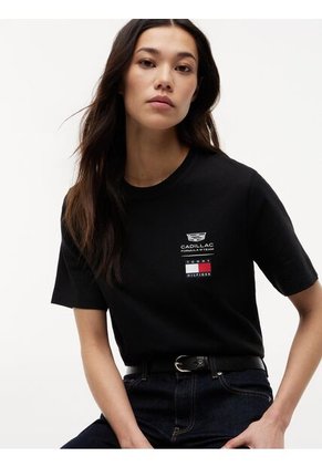 Camiseta Negra TH X Cadillac Formula 1® Team Con Logo Tommy Hilfiger