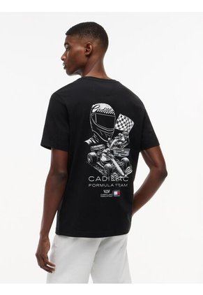 Camiseta Negra TH X Cadillac Formula 1® Team Tommy Hilfiger