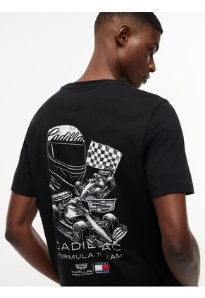 Camiseta Negra TH X Cadillac Formula 1® Team Tommy Hilfiger