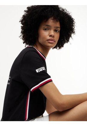 Camiseta Negra TH X Cadillac Fórmula 1® Team Tommy Hilfiger