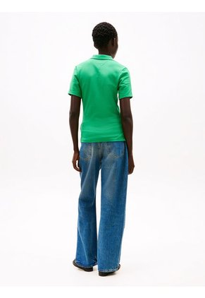 Polo Verde 1985 Collection Slim De Piqué Tommy Hilfiger