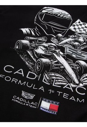 Camiseta Negra TH X Cadillac Formula 1® Team Tommy Hilfiger