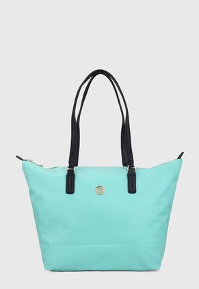 Bolso Verde Aguamarina-Negro Tommy Hilfiger