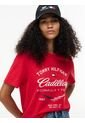 Camiseta Roja Varsity TH X Cadillac Formula 1® Team Tommy Hilfiger de Tommy Hilfiger